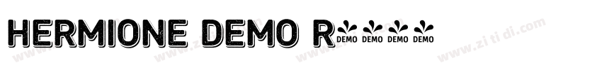 HERMIONE DEMO R字体转换